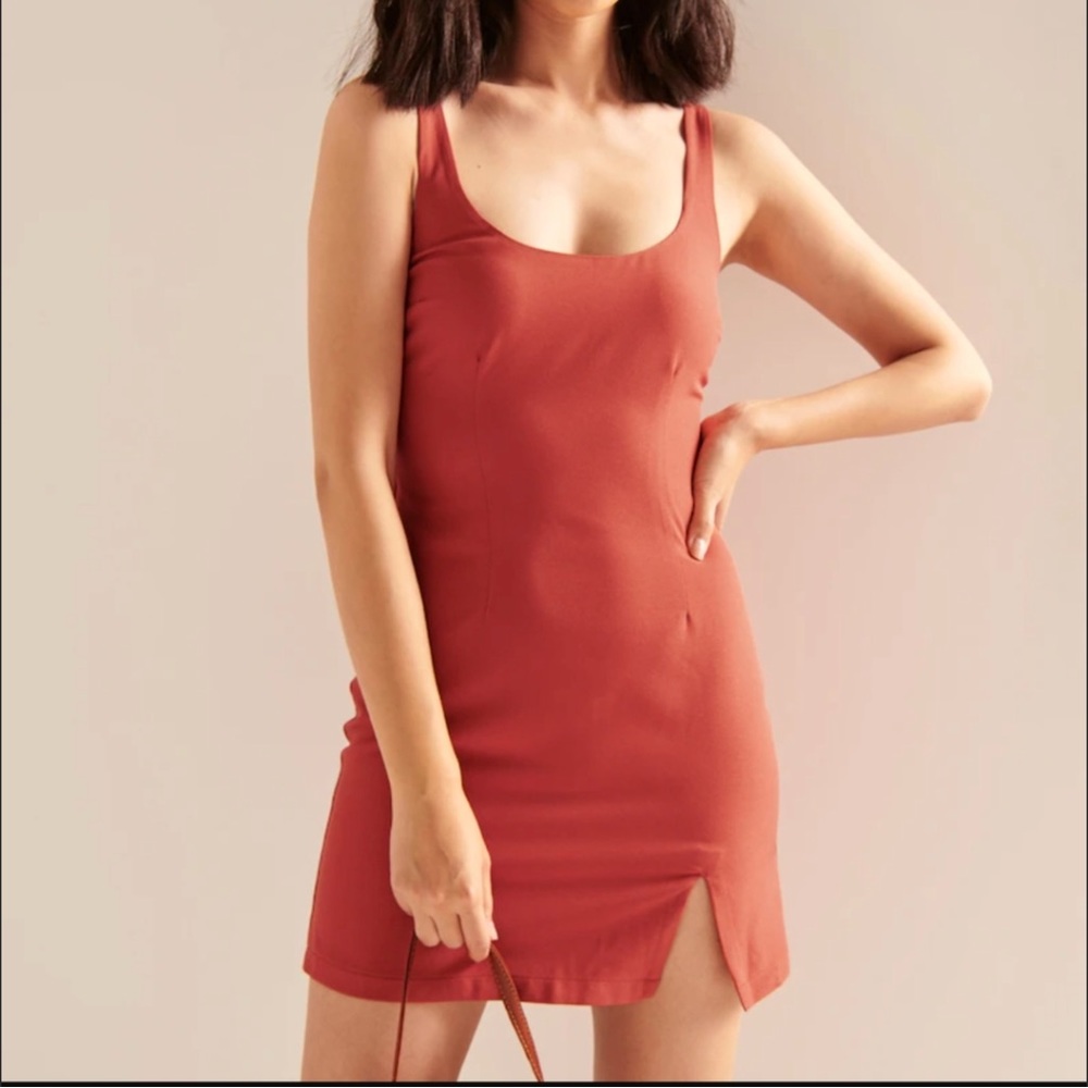 Abercrombie and Fitch Burnt Orange Tennis Mini Dress